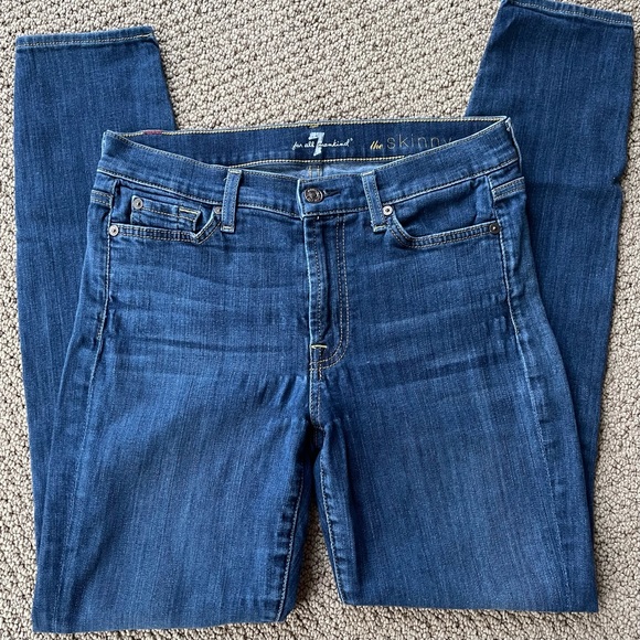 7 For All Mankind Women’s Jeans The Skinny - Picture 5 of 7